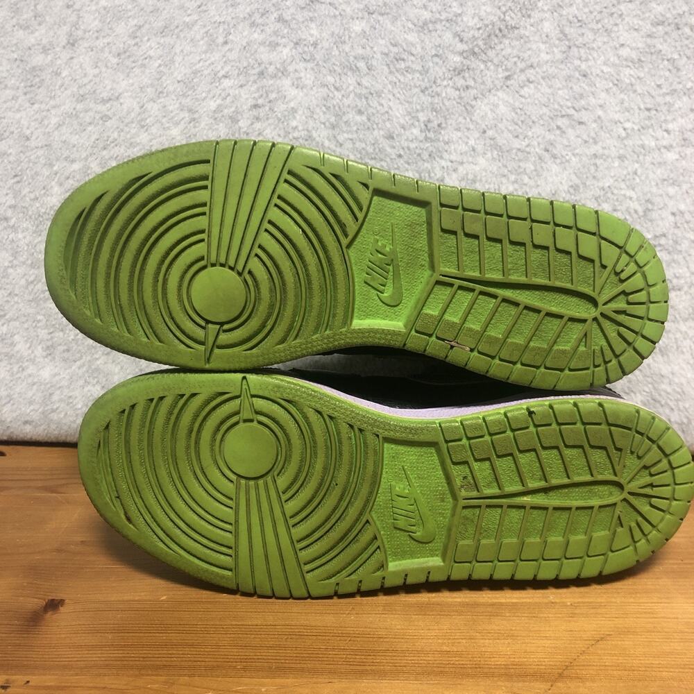 NIKE Air Jordan 1 Retro Joker Night Vision Black Purple Green Shoes Size 5Y 2012 - Picture 11 of 13